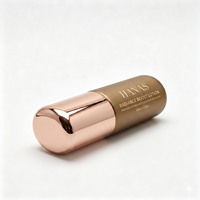 Flacon pompe ovale en verre de 40 ml, luxe, 1,35 oz, haute qualité, pour fond de teint, sérum, emballage de soins de la peau, OEM personnalisé