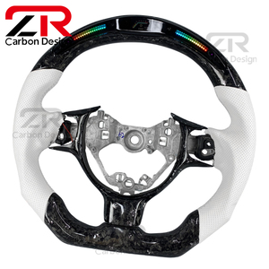 Volante de Fibra de Carbono Forjado Estilo Racing con Pantalla LED para Toyota 86 GR86 TRD Subaru BRZ <span class=keywords><strong>STI</strong></span> <span class=keywords><strong>TS</strong></span> Touge GT Type-RS - Product Image 2