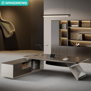 Manager Supervisor Office Desk and Chair Office Furniture Simple Luxury Office Desk and Chair Combination Customizable Size - Product Image 5