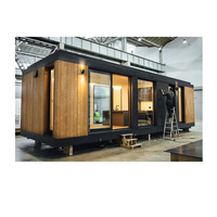 Maison Modulaire Préfabriquée de Luxe Moderne Personnalisée en Conteneur de 40 pieds, Villa Compacte à 2 Chambres, Appartement, Bâtiment de Bureau en Acier