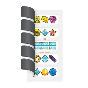 Customize Pull Tabs Cards With 5 Windows In Cheap Price