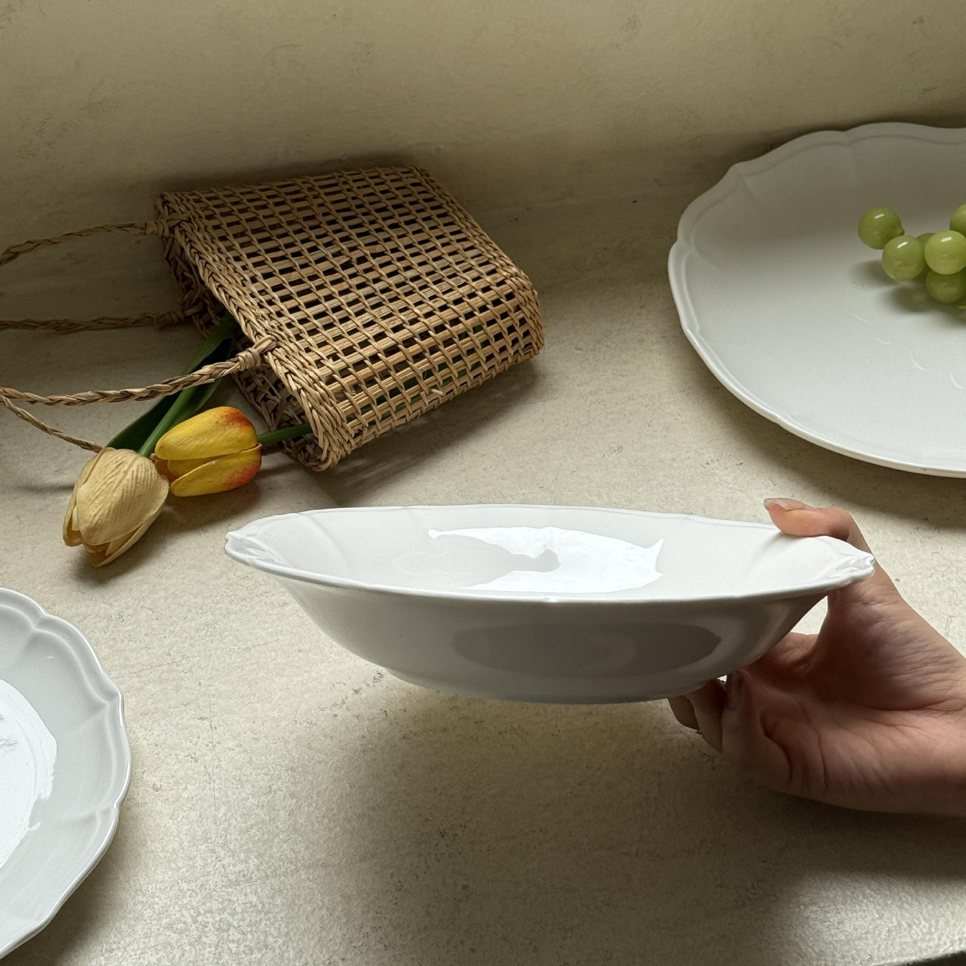 Lace soup plate 22*4