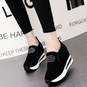 Scarpe da donna sportive piatte autunno moda <span class=keywords><strong>Casual</strong></span> per aumentare l'altezza scarpe donna Outdoor comode 2025 nuove scarpe con zeppa - Product Image 5