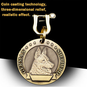 Premium individuelle Haustier-Tags Anaglyph Namensschild Anti-Verlust Name ID QR-Code Hundekragen Charme Mikroschips reines Messing-Hunde-Tag - Product Image 6