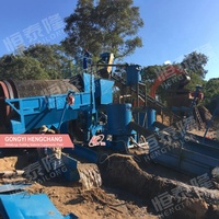 Pabrik Disesuaikan Skala Kecil Portabel Mobile Mesin Cuci Penambangan Emas Tantalite Sungai Pasir Tambang Drum Mesin Trommel