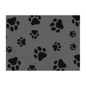 Tapete de Alimentación para Mascotas, Rectangular, de Tierra de Diatomeas, Antideslizante, con Patrón de Huellas de Perro, Lavable, para Perros - Product Image 5