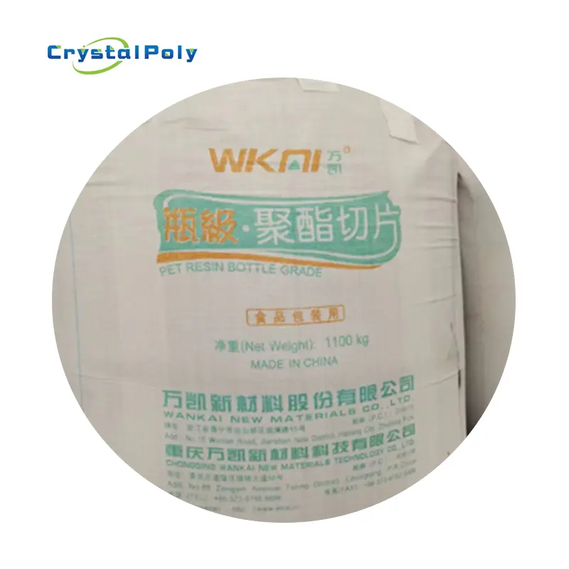 Virgin Pet Resin Iv 0.80 kelas botol Pet Wk801 811 Chip Resin granule