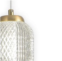 Lámpara de Techo LED Moderna de 5 W y 4000 K con Cubierta de Vidrio, Personalizable, 15 CM, Base de Acero Cromado, Iluminación de Diseño