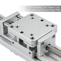 Cadre de bureau en aluminium sur mesure, usiné CNC |   Plaque de base en acier inoxydable usinée CNC, usinage par électroérosion à fil pour machine de fraisage industrielle