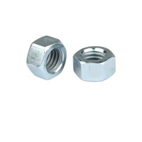DIN 934 Hex Nut pengencang galvanis Finish seng/hitam/kuning berlapis metrik kasar/halus ulir heksagonal mur tebal Hex