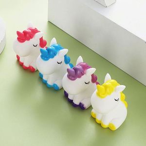 Custom Logo Wholesale High-Realistic Horse Thumb <b>Doll</b> Plastic Squeeze Sound Toy for Children <b>Bath</b> - Product Image 2
