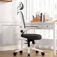 Chaise de bureau pour la maison, confortable pour de longues périodes assises, idéale pour étudiants en résidence, pivotante, ergonomique, avec dossier en maille, de luxe