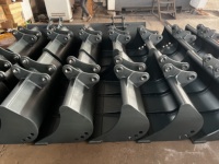 Bucket Excavator Custom OEM 7-15 Ton (8/10/12 Ton Opsional) Q355B untuk Penjepit Kayu Hutan