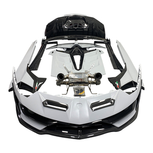 <span class=keywords><strong>SVJ</strong></span> estilo <span class=keywords><strong>Roadster</strong></span> a las faldas laterales del parachoques trasero delantero BodyKit de coche para Lamborghini <span class=keywords><strong>Aventador</strong></span> LP700 LP720 LP750 - Product Image 1