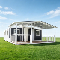 Maison conteneur préfabriquée moderne, portable, extensible et respirante, tout-en-un, pour bureau, entrepôt, bâtiment modulaire 5