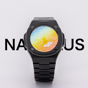 Kit de modification de boîtier de montre en <span class=keywords><strong>acier</strong></span> inoxydable ga2100 à boucle papillon véritable de quatre générations pour Casio <span class=keywords><strong>gshock</strong></span> - Product Image 3