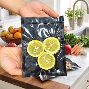 Sac d'emballage sous vide plat transparent thermoscellé de qualité alimentaire pour viande fraîche, bœuf, volaille, emballage direct usine - Product Image 2