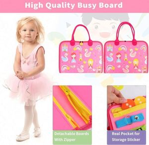 Little Swan - Juguetes Sensoriales de Viaje Interactivos de Fieltro de Lana para Niños Pequeños, para Aprender Habilidades Básicas de Vestir, Regalos Educativos para Bebés - Product Image 5