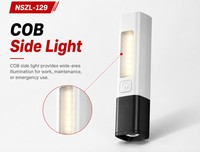 Mini lampe torche LED portable pour étudiants, longue portée, lumière bleue puissante, ABS, étanche IP44, rechargeable par USB, pour utilisation en extérieur