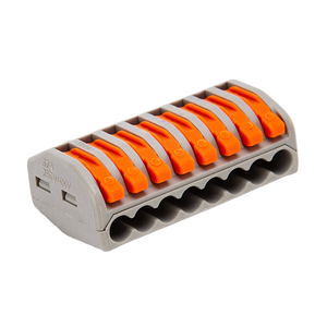 Terminal de Conexión Rápida Mini de Alta Densidad, <span class=keywords><strong>3</strong></span> Entradas/Salidas, Macho/Hembra, Universal, 250V 32A, Contacto de Cobre, Tipo Resorte - Product Image 1