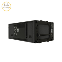 LA SOUNDX P212-F Sistema de Altavoces Activos de Línea Doble de 12 Pulgadas y 3500W para Conciertos y Giras, Audio Profesional