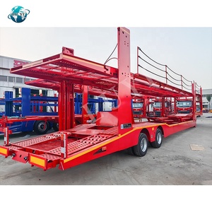 Remorque de <span class=keywords><strong>transport</strong></span> de voitures à suspension pneumatique à 2 essieux, norme européenne, capacité 8 véhicules - Product Image 1