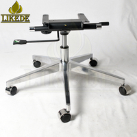 Base de chaise de bureau exécutive en alliage d'aluminium cinq étoiles avec fonction ergonomique pour chaise de bureau, salle de réunion, chaise d'ordinateur
