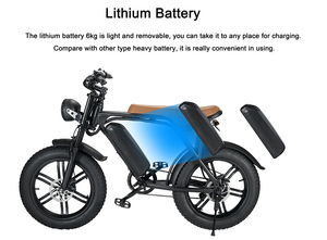 Meilleur Vélo Électrique Tout-Terrain Moins Cher que 2000 $ (EU/US) – Livraison Directe depuis l'Entrepôt – Vélo à Pneus Larges, Vélo Électrique, Cyclomoteur Moteur Moins de 49 cm³ - Product Image 6