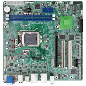 IEI IMB-H110 motherboard industri asli mendukung tampilan ganda melalui VGA/DVI-I/LVDS 12 COM & 12 USB