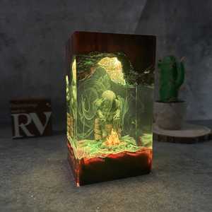 รูปปั้นอัศวินหัวหอมจากเกมดาร์กโซลส์  งานเรซิ่นพร้อมไฟตกแต่ง รุ่น DLB09 โมเดล 3 มิติ ของสะสมจากเกม - Product Image 4