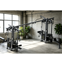 Machine de musculation professionnelle multifonctionnelle à câbles croisés réglables pour salle de sport