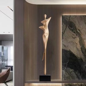 Scultura d'Arte Astratta 95X18X16CM, Decorazioni per Casa, Soggiorno, Ingresso, Foyer, Elementi d'Arredo da Terra - Product Image 1