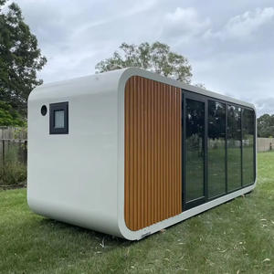 2025 nouvelle maison moderne de conteneur minuscule préfabriquée de luxe d'ECO avec la lumière du soleil cabine de capsule de cosse d'espace de maison mobile pour l'hôtel - Product Image 4