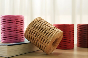 Cuerdas <span class=keywords><strong>de</strong></span> <span class=keywords><strong>rafia</strong></span> <span class=keywords><strong>de</strong></span> papel Luffy Grass Colored Fancy Yarn Suministro <span class=keywords><strong>de</strong></span> fábrica Buena calidad 100% <span class=keywords><strong>Hilo</strong></span> <span class=keywords><strong>de</strong></span> <span class=keywords><strong>rafia</strong></span> <span class=keywords><strong>de</strong></span> fibra vegetal <span class=keywords><strong>para</strong></span> <span class=keywords><strong>tejer</strong></span> sombrero - Product Image 3