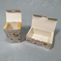 Boîte à poulet frit de haute qualité, multi-tailles, personnalisée, de qualité alimentaire, pour emporter, emballage en papier pour restauration rapide, boîte en papier
