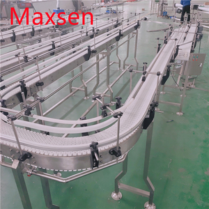 Maxsen New Modular vành đai băng tải trên không băng tải hệ thống thiết bị POM vật liệu nhựa ngành công nghiệp thực phẩm sử dụng động cơ thành phần cốt lõi - Product Image 5