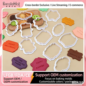 Juego <span class=keywords><strong>de</strong></span> Cortadores <span class=keywords><strong>de</strong></span> <span class=keywords><strong>Galletas</strong></span> DIY - Moldes <span class=keywords><strong>de</strong></span> Plástico para Decorar <span class=keywords><strong>Galletas</strong></span> y Fondant con Formas Irregulares - Product Image 2