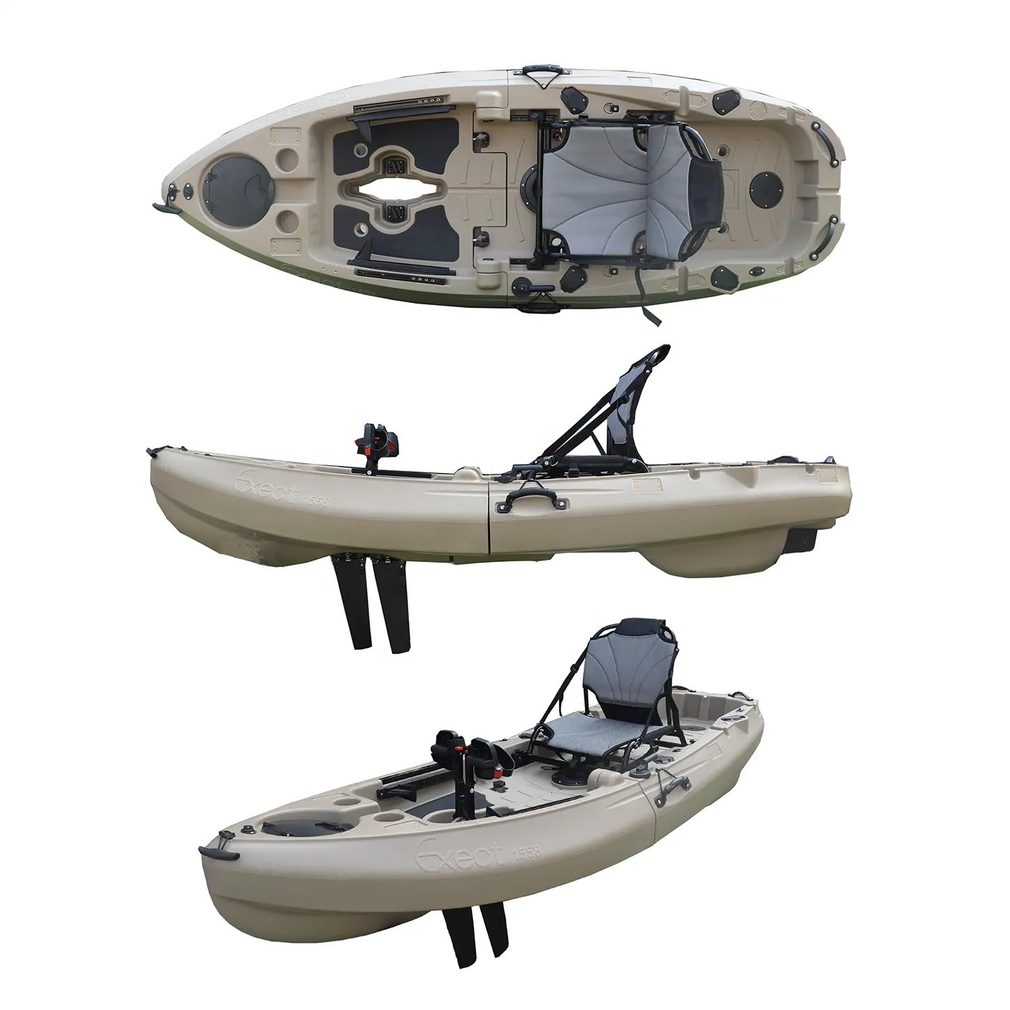 Pédale pliante légère de haute qualité, accessoires de kayak d'entraînement