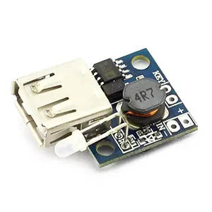 Mini USB DC-DC Step Up Converter 3V to 5V 2A Mobile Power Supply Board with Battery Indicator for Tablet PC Pad Phone