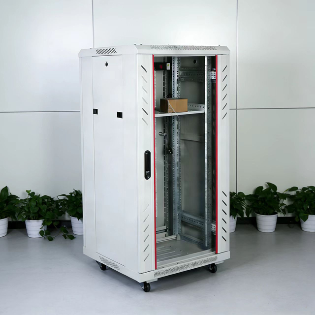 18U/24U 600*600 Server Rack Custom 19 Inch Network Cabinet Data Center Enclosure Tempered Glass Door