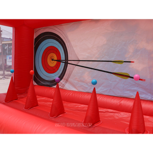 <span class=keywords><strong>Jeu</strong></span> de tir à l'arc gonflable pour enfants et adultes, ballon d'intérieur pour ping-pong, pour des activités de sport, nouveauté, - Product Image 2