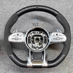 Volant sport en cuir et fibre de carbone personnalisé de haute qualité YLC pour Mercedes Benz AMG W222 S550 GLA X156 GLC63 W205 W212 <span class=keywords><strong>CLA</strong></span> - Product Image 2