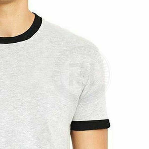 T-shirt de haute qualité à manches courtes pour homme, en polyester/coton tricoté, double couche respirante, 220g, streetwear - Product Image 4