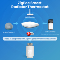 Avatto Tuya Smart Zigbee3.0 Trv Thermostat Contrôleur de température de chauffage au sol Vanne de radiateur Tuya intelligente numérique