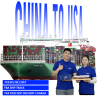 Équipes d'approvisionnement Marchandises diverses Agent d'expédition DDP Chine vers Canada Transit stable Taxes payées Porte-à-porte DDP DDU Fret maritime LCL FCL 3PL