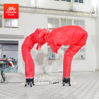 360 professionnel personnalisé 20ft grand géant publicité gonflables 20ft Air Sky Dancer avec ventilateur usine directe