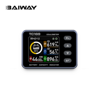 Moniteur de tension de batterie de vélo électrique au lithium BW-TC169 8-90V 0-300A, testeur de capacité de batterie de moto électrique