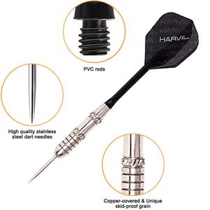 Stylish <b>Lightweight</b> Fléchettes Wholesale Darts <b>Iron</b> Dart Set Darts Game for Social Gatherings - Product Image 4
