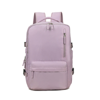 Mallette en polyester de luxe unisexe avec port de charge USB au design intelligent pour écran Support doux, mignon et frais OEM ODM