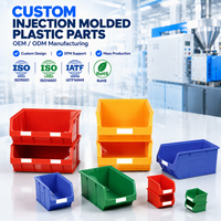 Pièces de conteneurs de stockage en plastique personnalisées OEM |   Boîte et bac de rangement moulés par injection |   Matériaux ABS/PP/PC